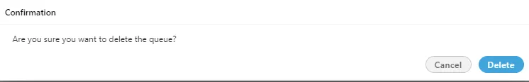 Figure: Delete Queue
