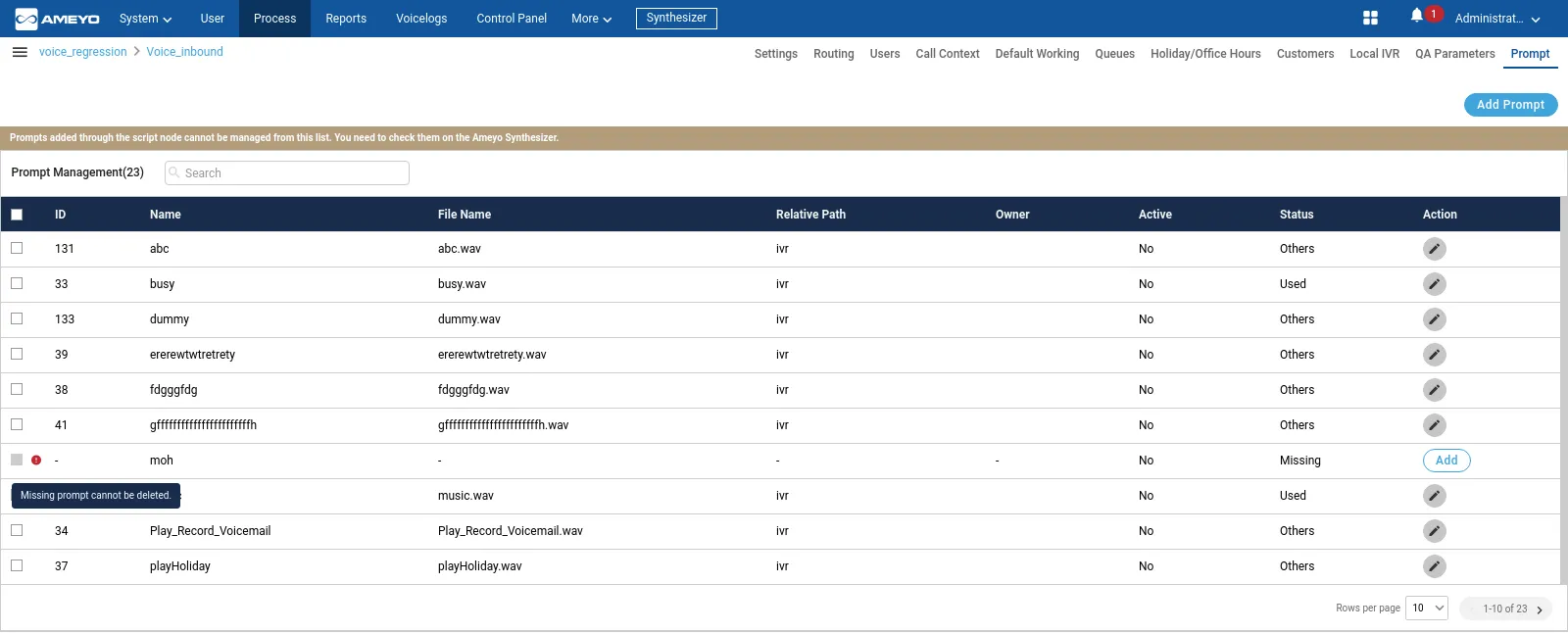 Figure: New Interface of Prompt Tab Figure: New Interface of Prompt Tab