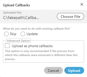 Figure: Dialog Box to open the file