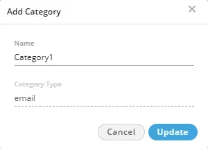 Figure: Modify a Category of Canned Messages Figure: Modify a Category of Canned Messages