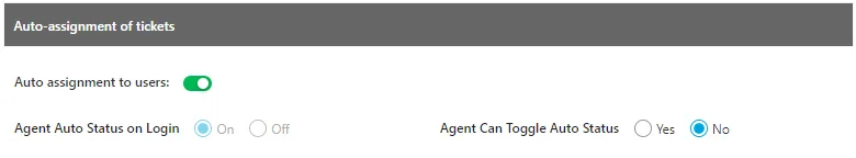 Figure: Auto-Assignment of Tickets