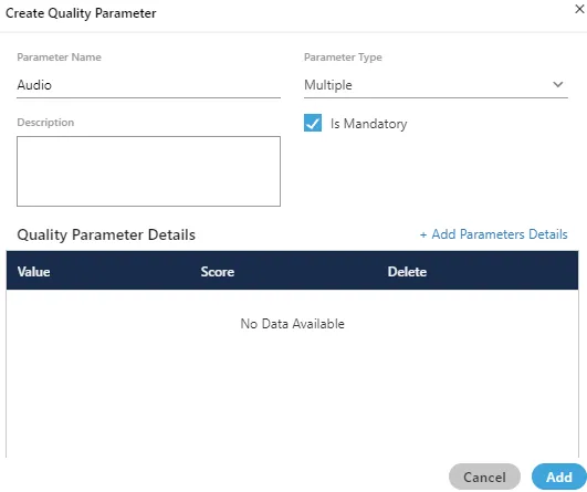 Figure: Multiple-based Quality Parameter Figure: Multiple-based Quality Parameter
