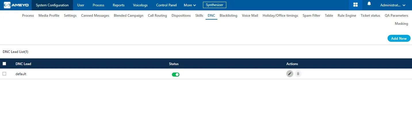 Figure: DNC Tab Figure: DNC Tab