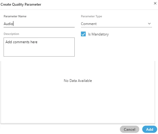 Figure: Comment-based Quality Parameter Figure: Comment-based Quality Parameter