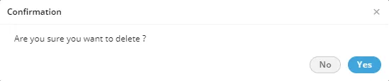 Figure: Asking to Delete a Category of Canned Messages Figure: Asking to Delete a Category of Canned Messages