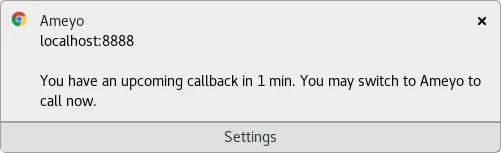 Figure: Callback Notification