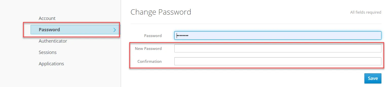 Belden Horizon Data Manager Keycloak Password pane Belden Horizon Data Manager Keycloak Password pane