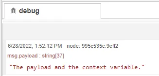 Flow Manager view debug message