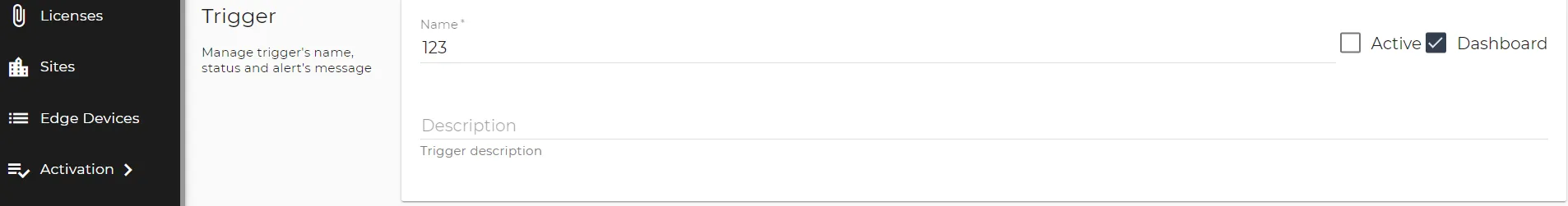 Set up Trigger: Metrics version