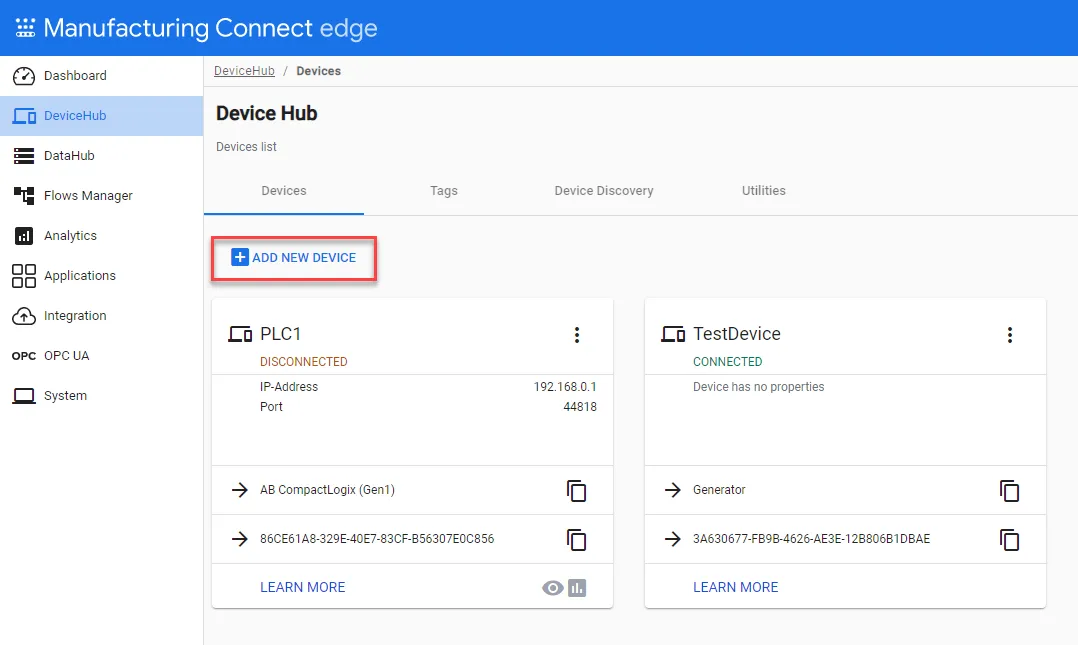 Add New Device icon