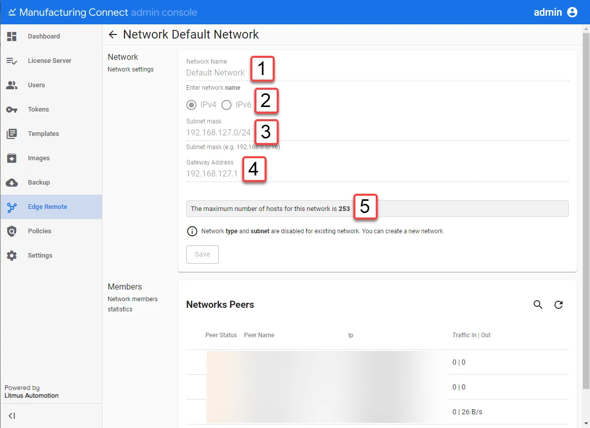 Edge Remote Networks: Network View