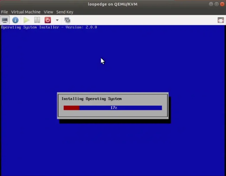 Installation progress bar