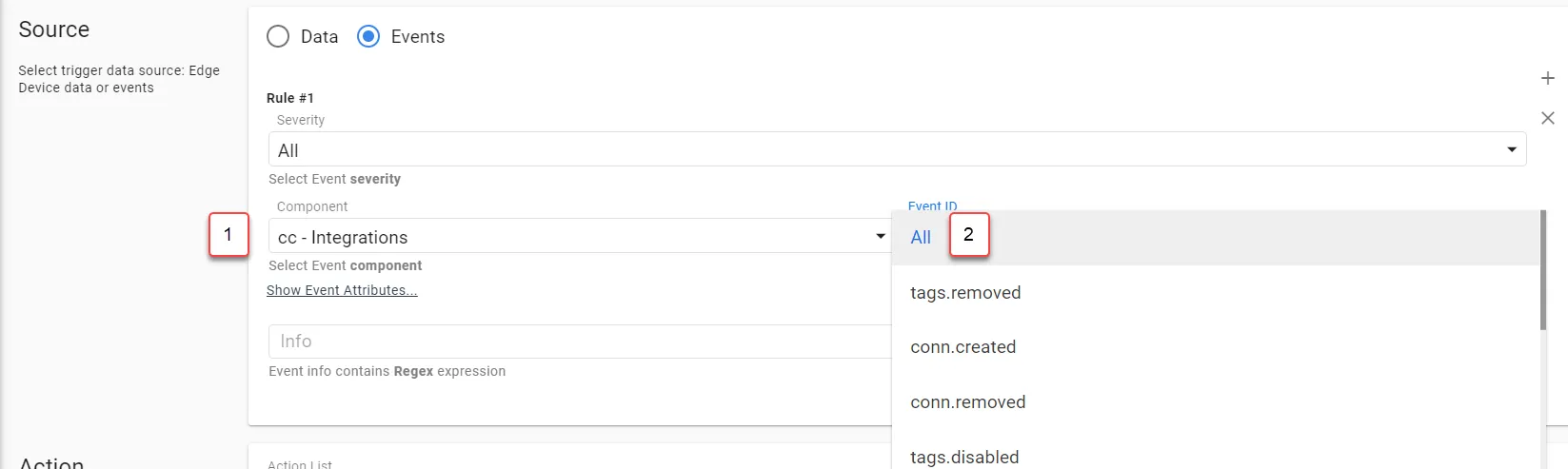 Selecting EventID Selecting EventID