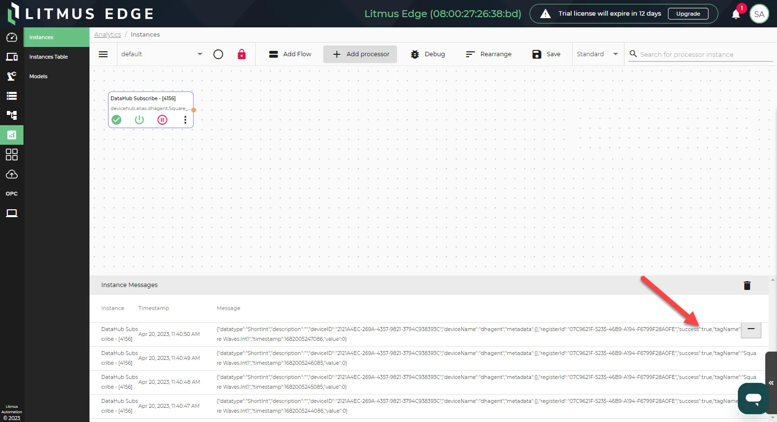 Instance Messages