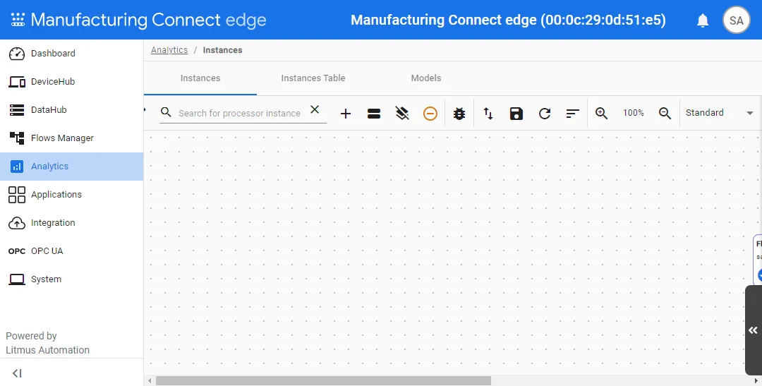 Analytics canvas Analytics canvas