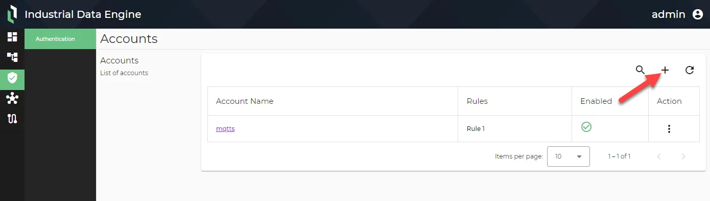 Add account icon