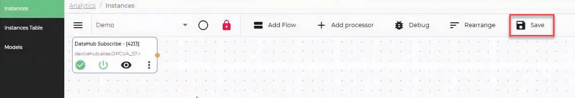 Completed Flows Canvas