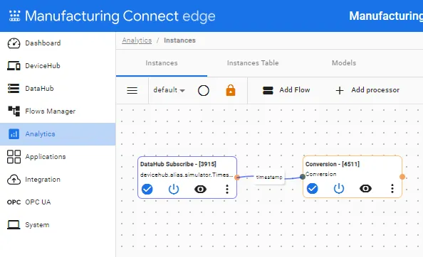 Processor flow for Timestamp tag Processor flow for Timestamp tag