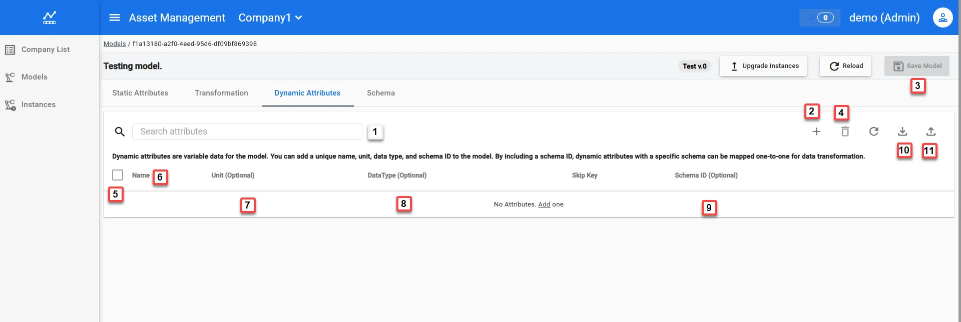 Dynamic Attributes tab Dynamic Attributes tab