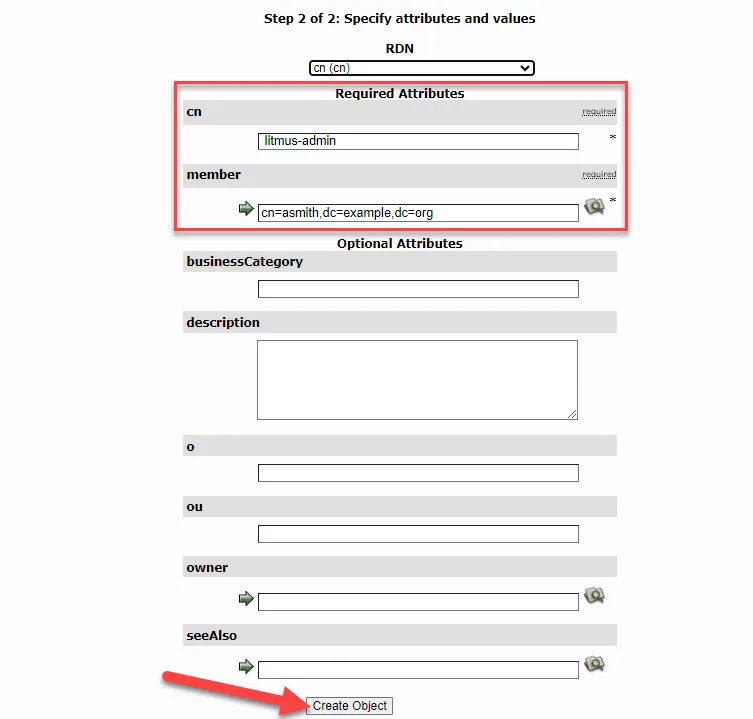 PHP LDAP Admin UI - Create Groups PHP LDAP Admin UI - Create Groups