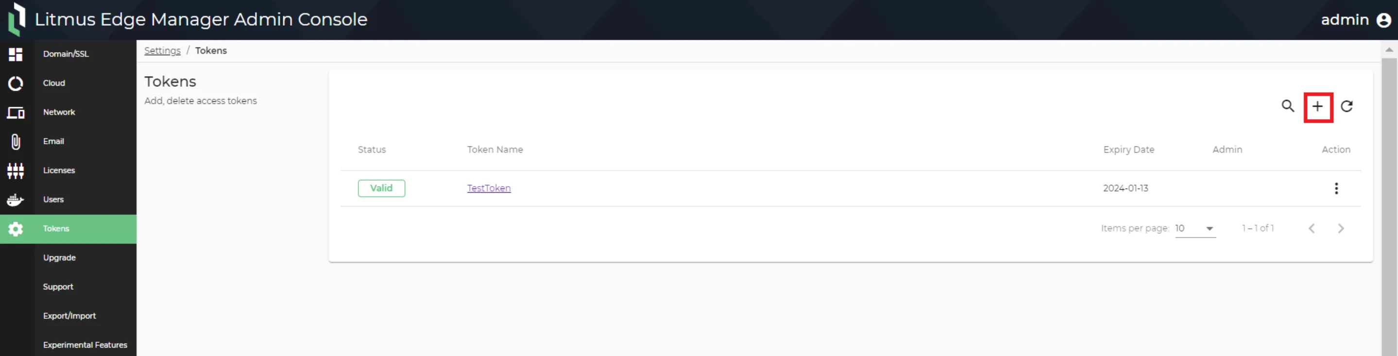 Add New Token icon