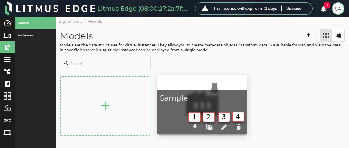 Manage individual model icons