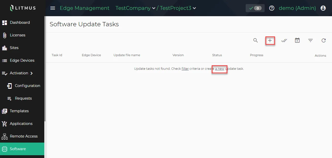 Add new task icon