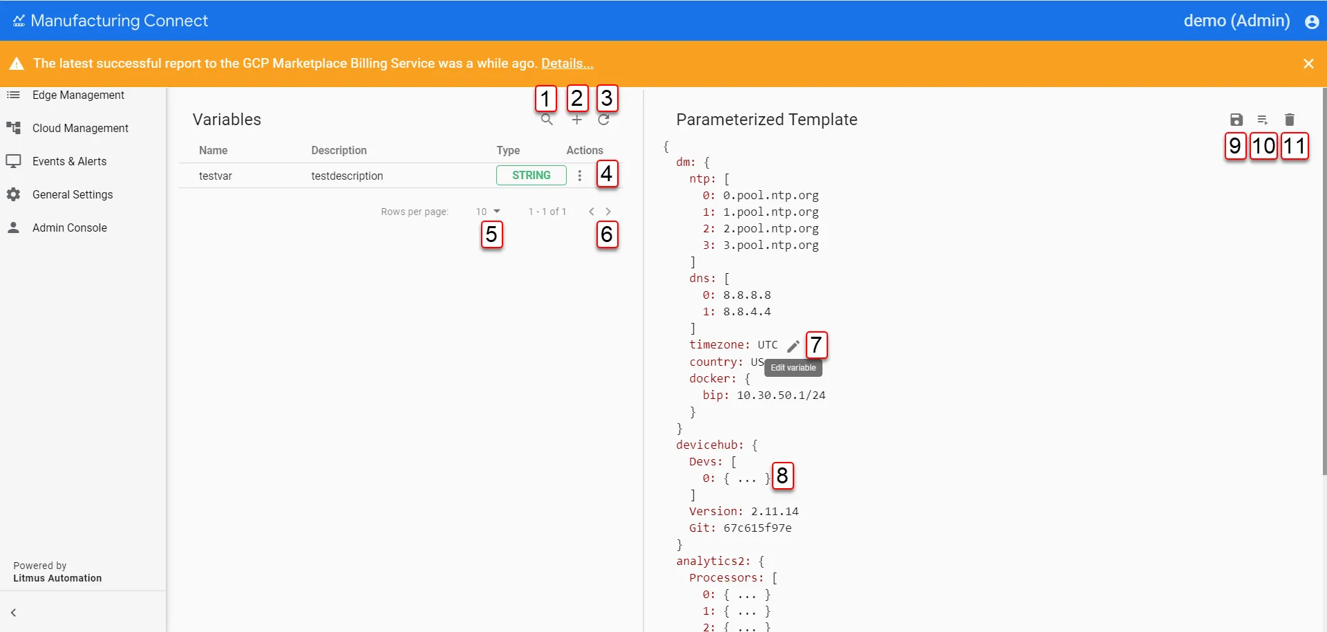 Manufacturing Connect User UI : Templates : Templates Details Manufacturing Connect User UI : Templates : Templates Details