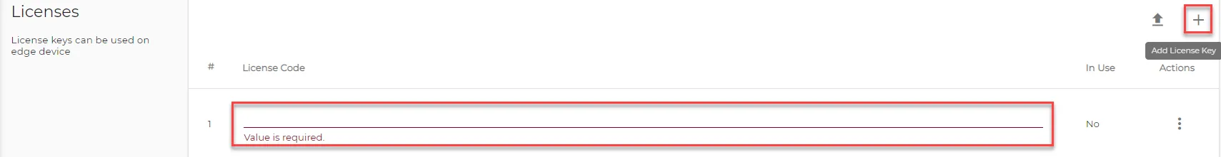 Adding node-locked keys manually