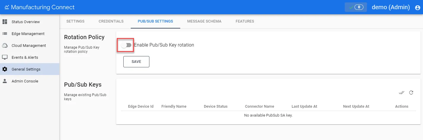 Rotation Policy toggle Rotation Policy toggle