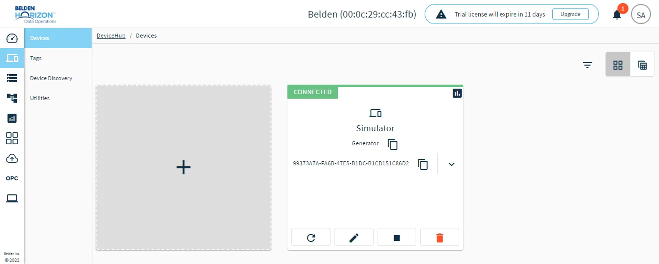DeviceHub UI DeviceHub UI