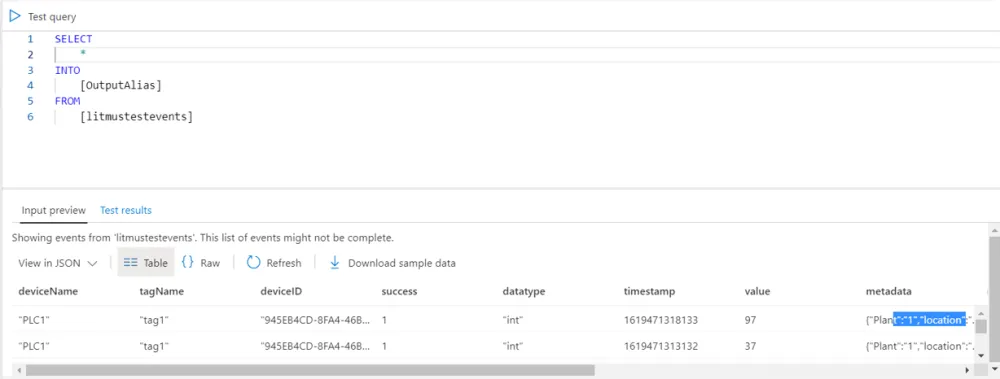 Explorer view in Azure Explorer view in Azure