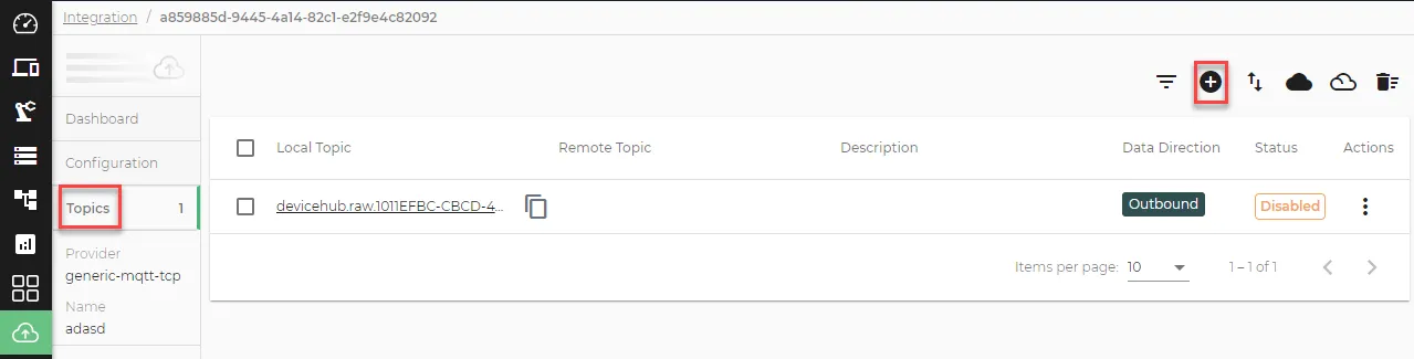 Add a new subscription icon