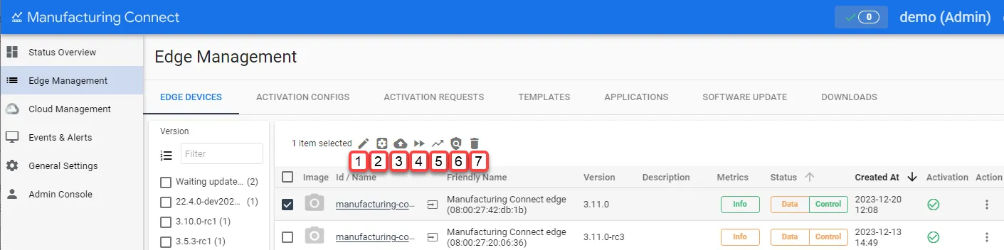 Multi-Select Mode options