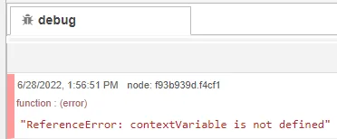 Flow Manager view debug message