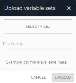 The relevant dialog box.