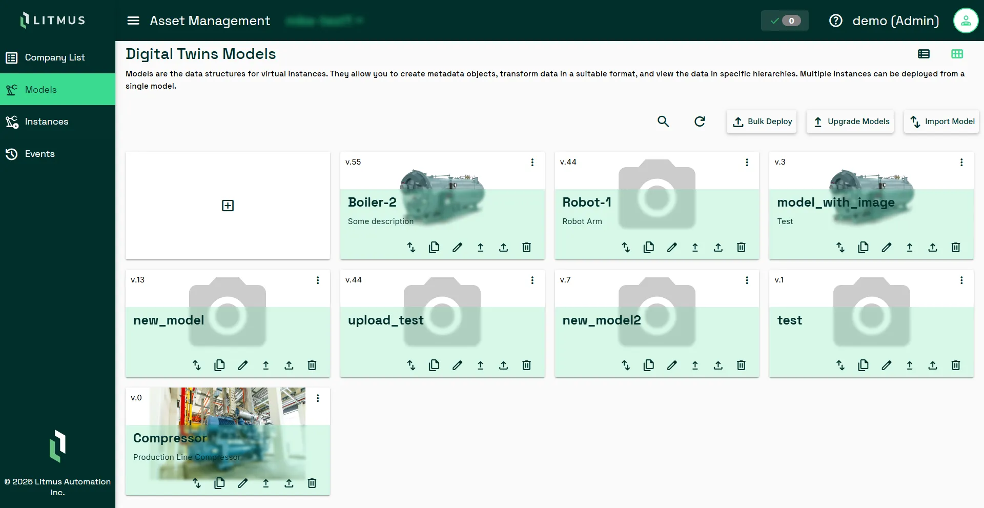 Digital Twin Models