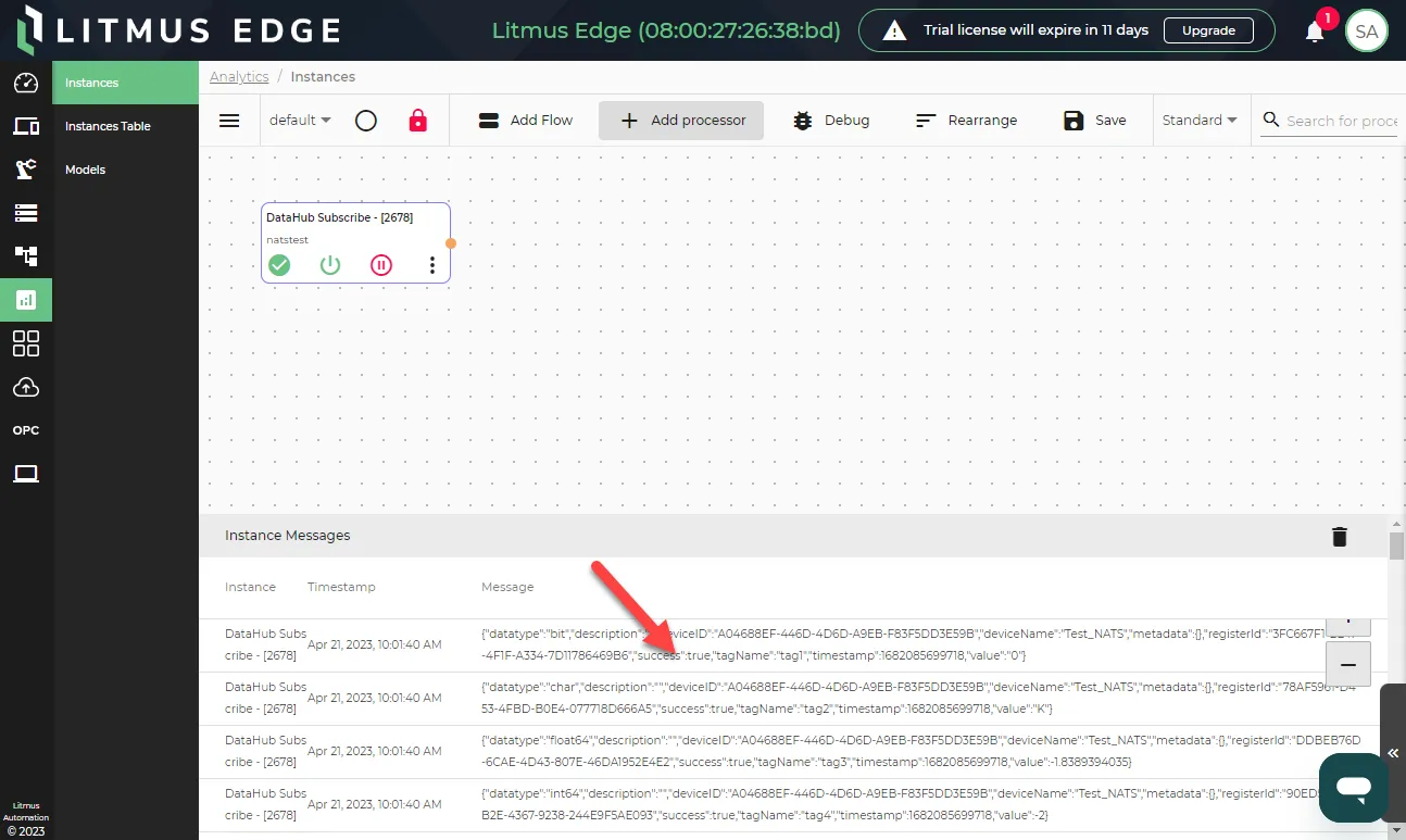 Instance Messages