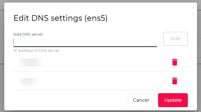 DNS Settings DNS Settings