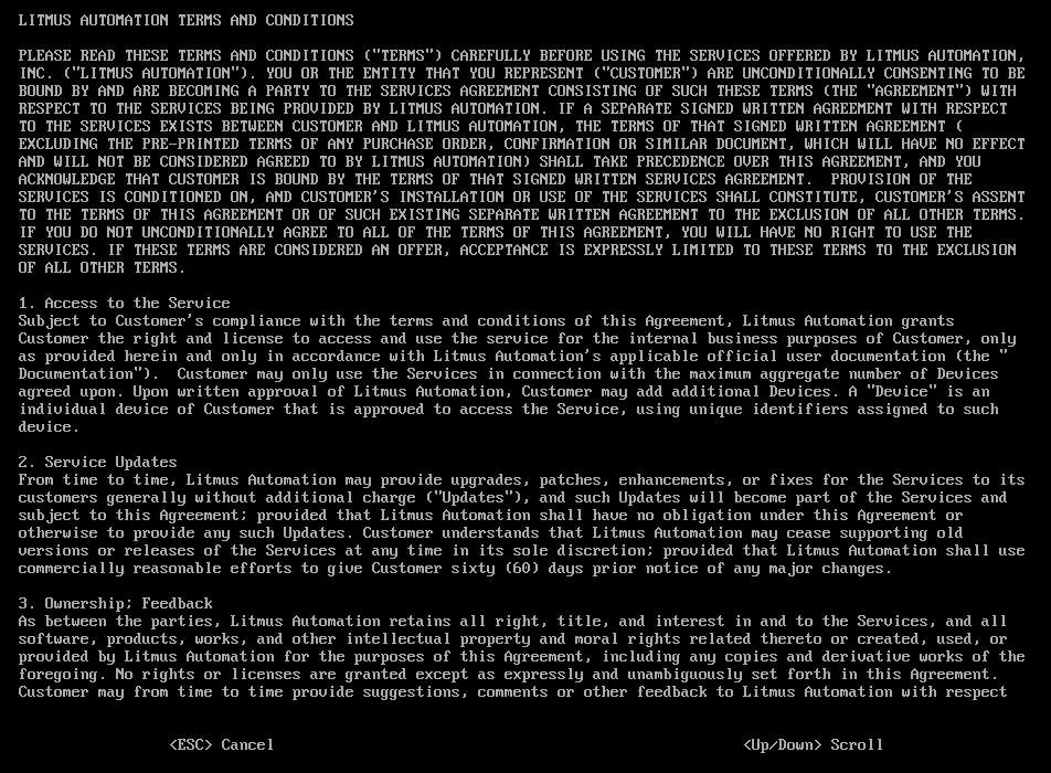 Terms and conditions Terms and conditions