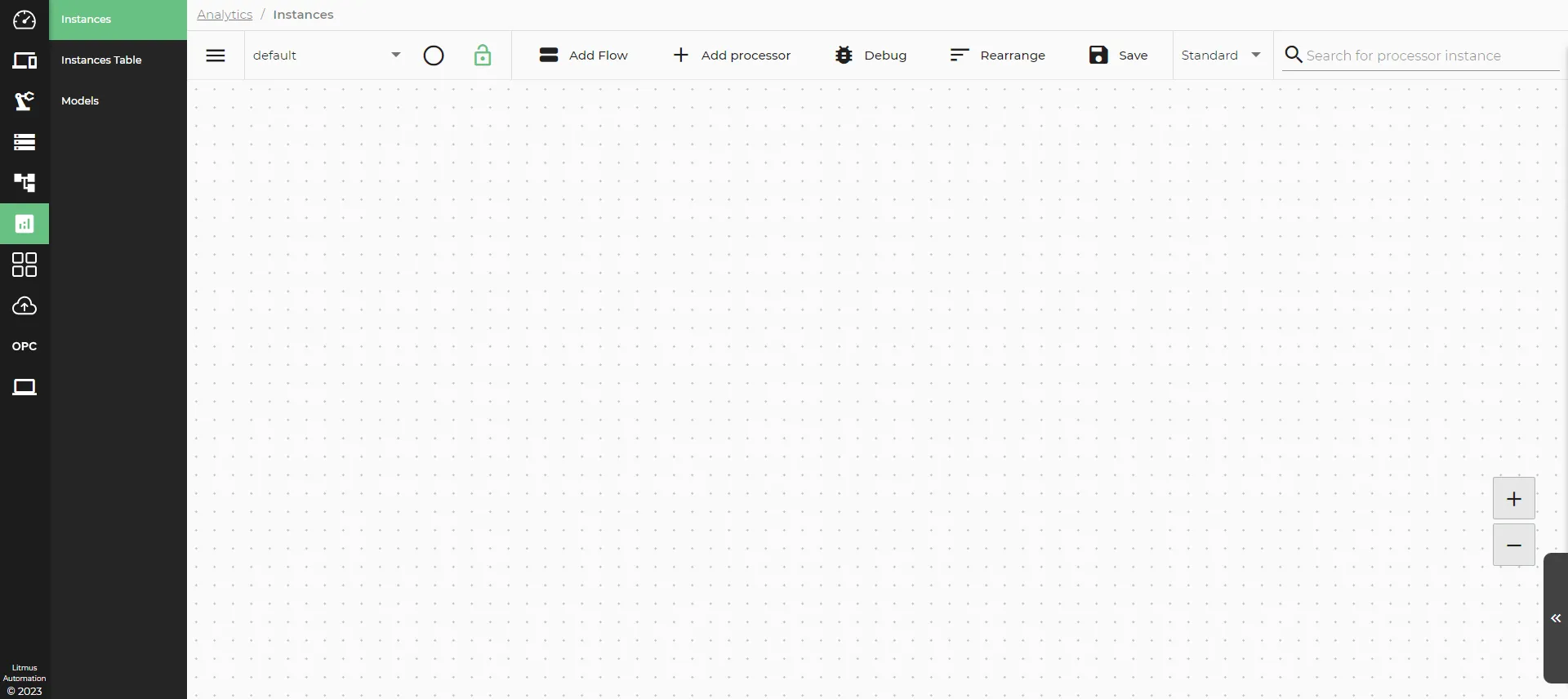 Analytics canvas