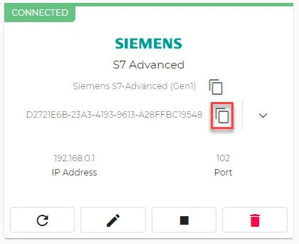 Copy Device ID icon