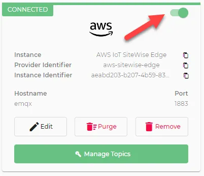 Enable the Connector