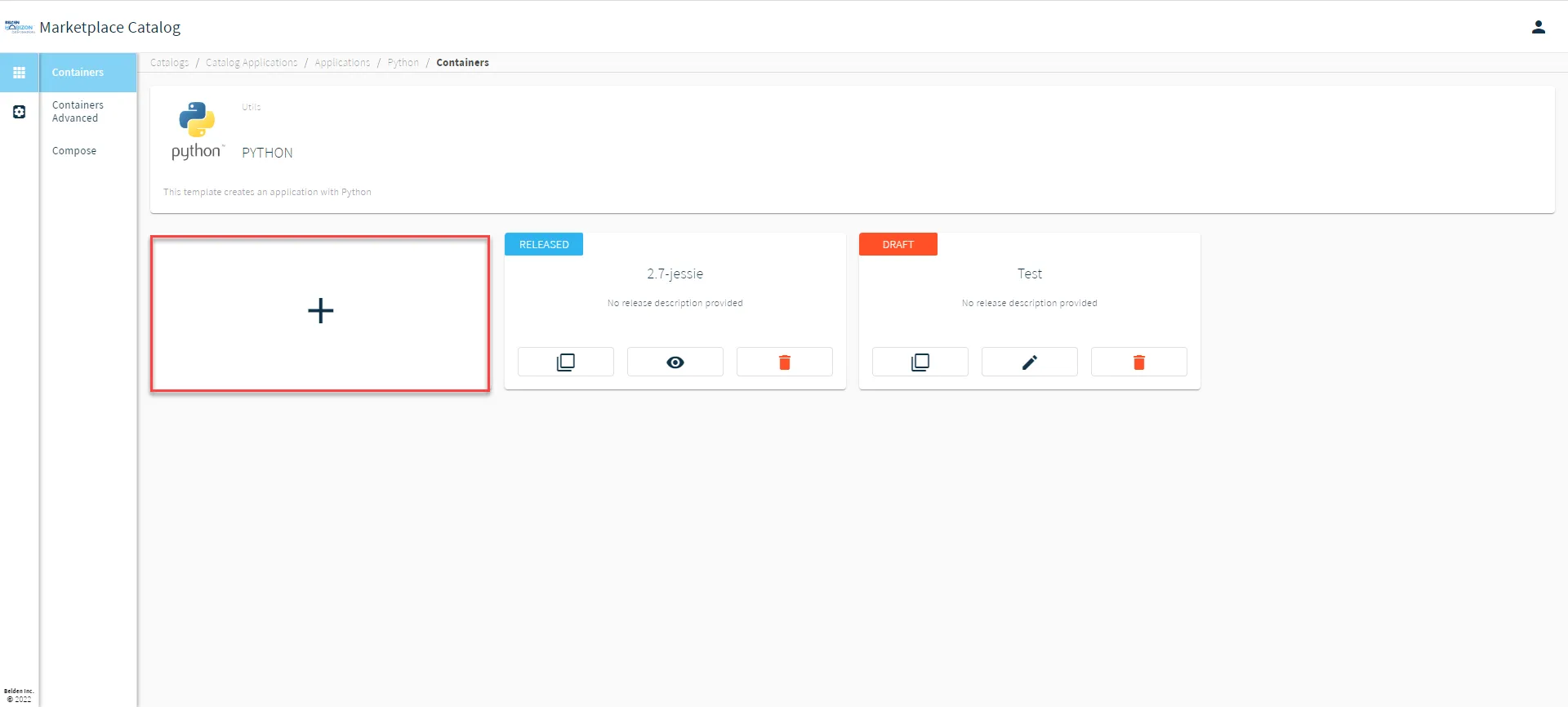 Add release button Add release button