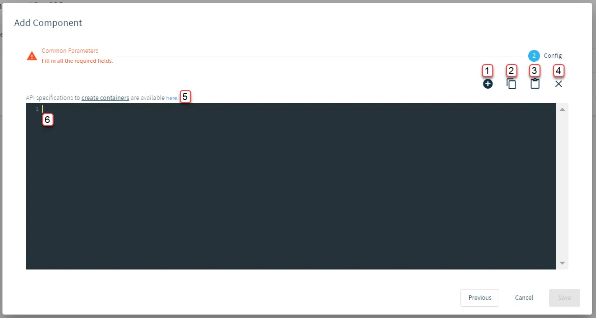 Add Component : Config