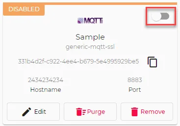 Connector connection toggle