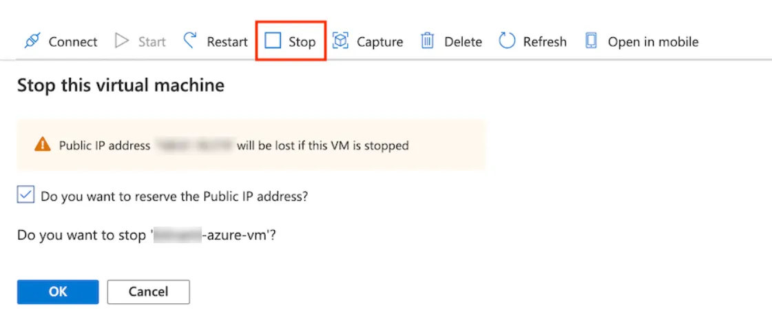 Virtual Machines pane