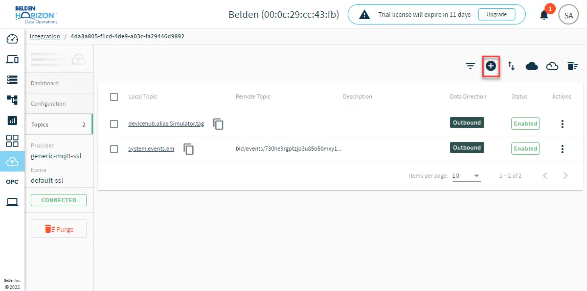 Add a new subscription icon Add a new subscription icon