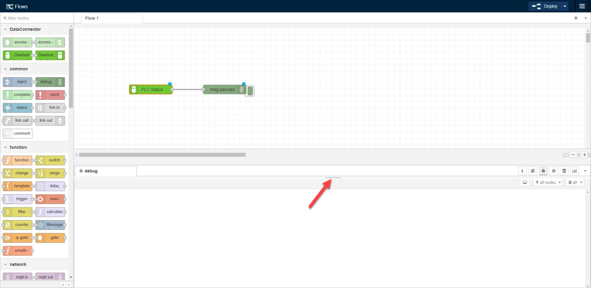 The message window