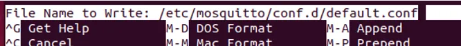 Mosquitto broker file name Mosquitto broker file name